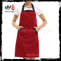 Professional black leather apron made in China